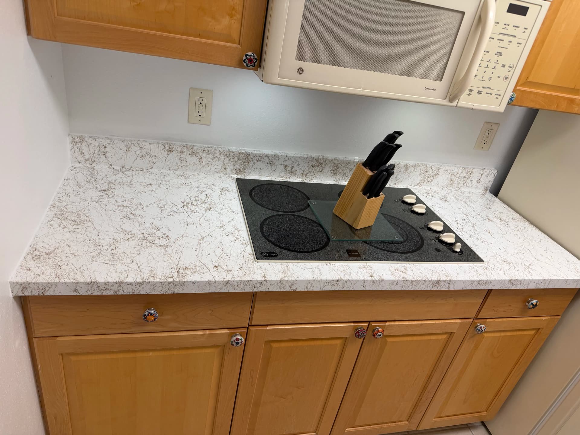Kitchen Countertop Refinishing with a Calacatta Marble Finish
