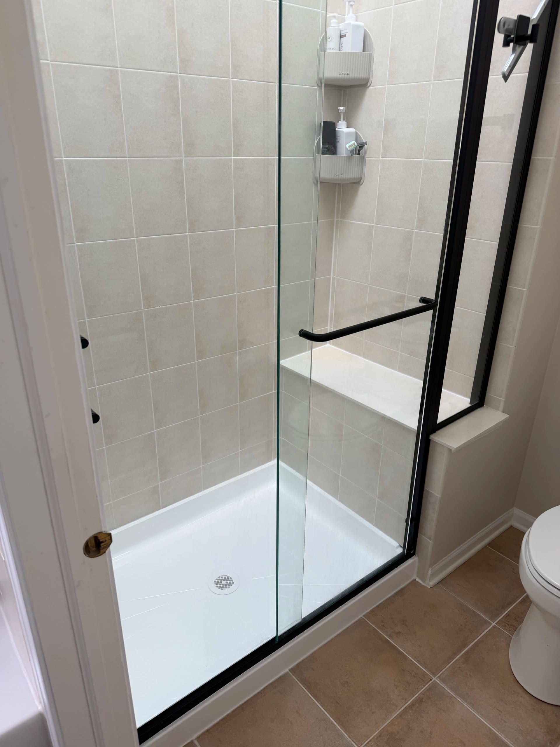 Gallery photos for Shower Floor Reglazing That Makes a Remodeled Bathroom Complete: Image #3