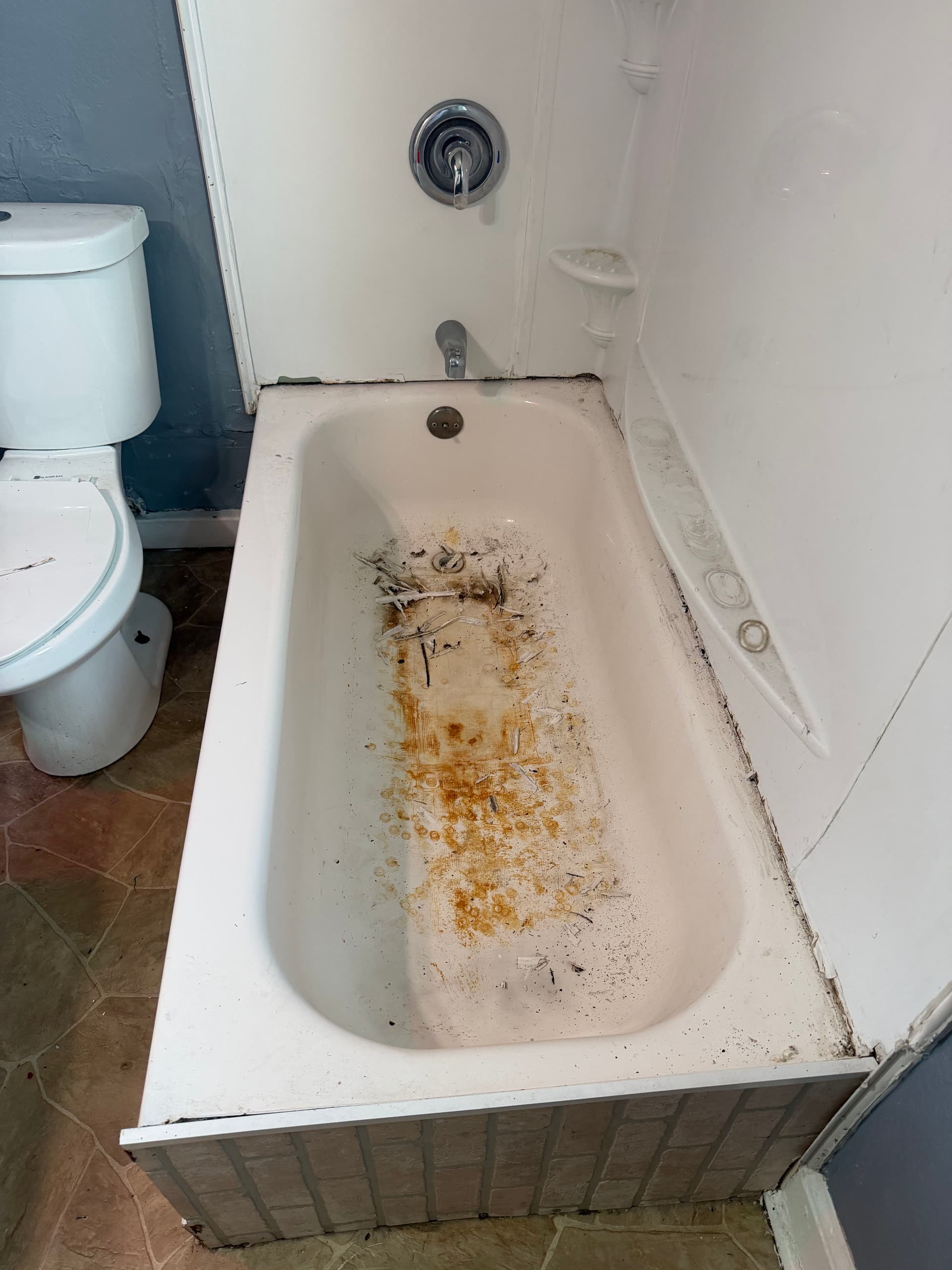 Neglected Rental Tub Cleaned, Repaired, and Refinished image